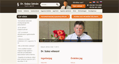 Desktop Screenshot of drszasz.hu